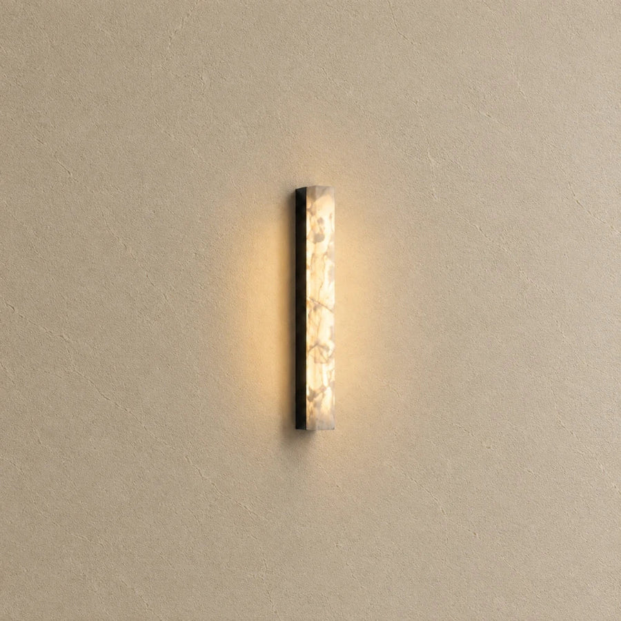 Ayla Alabaster & Brass Wall Light