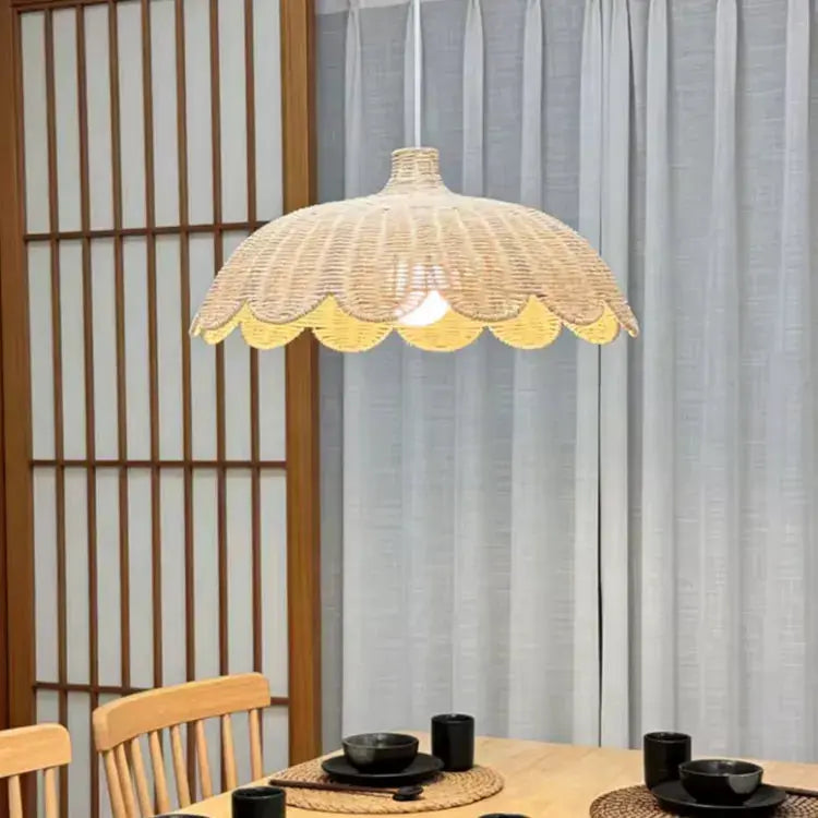 Hedda Rattan Pendant Light