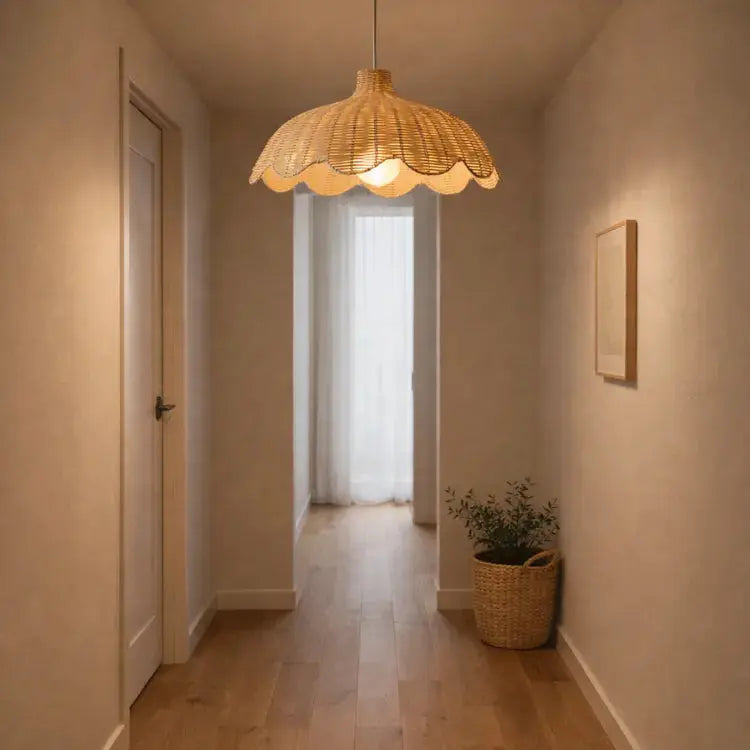 Hedda Rattan Pendant Light