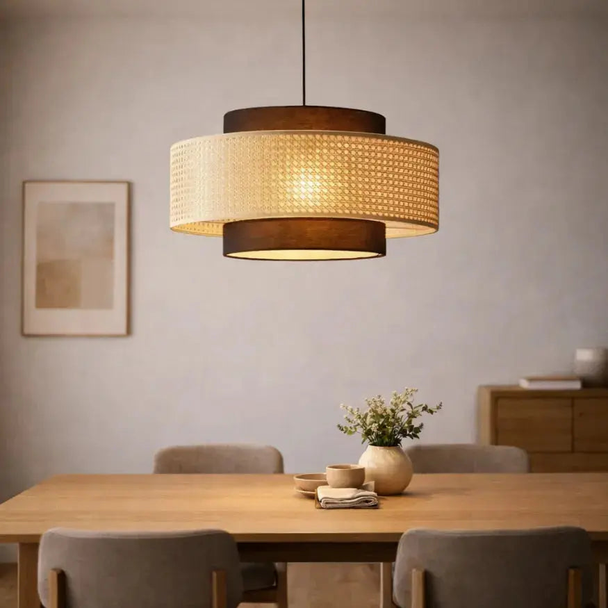 Runa Rattan Pendant Light