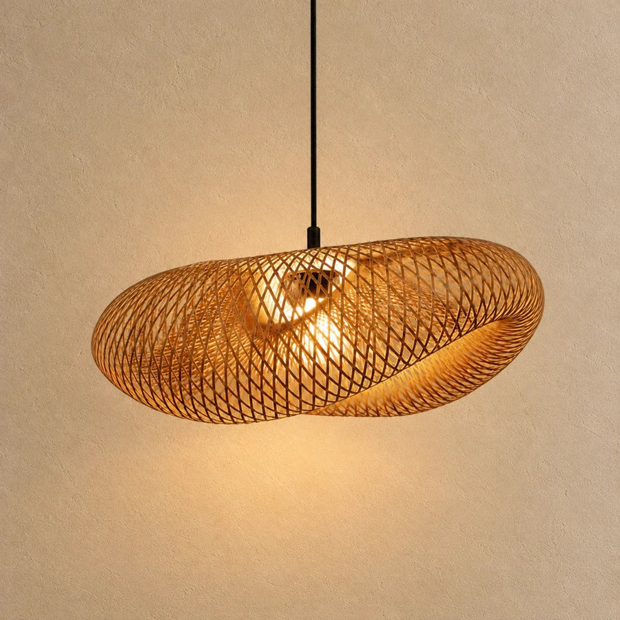 Aina Scandinavian Bamboo Pendant Light