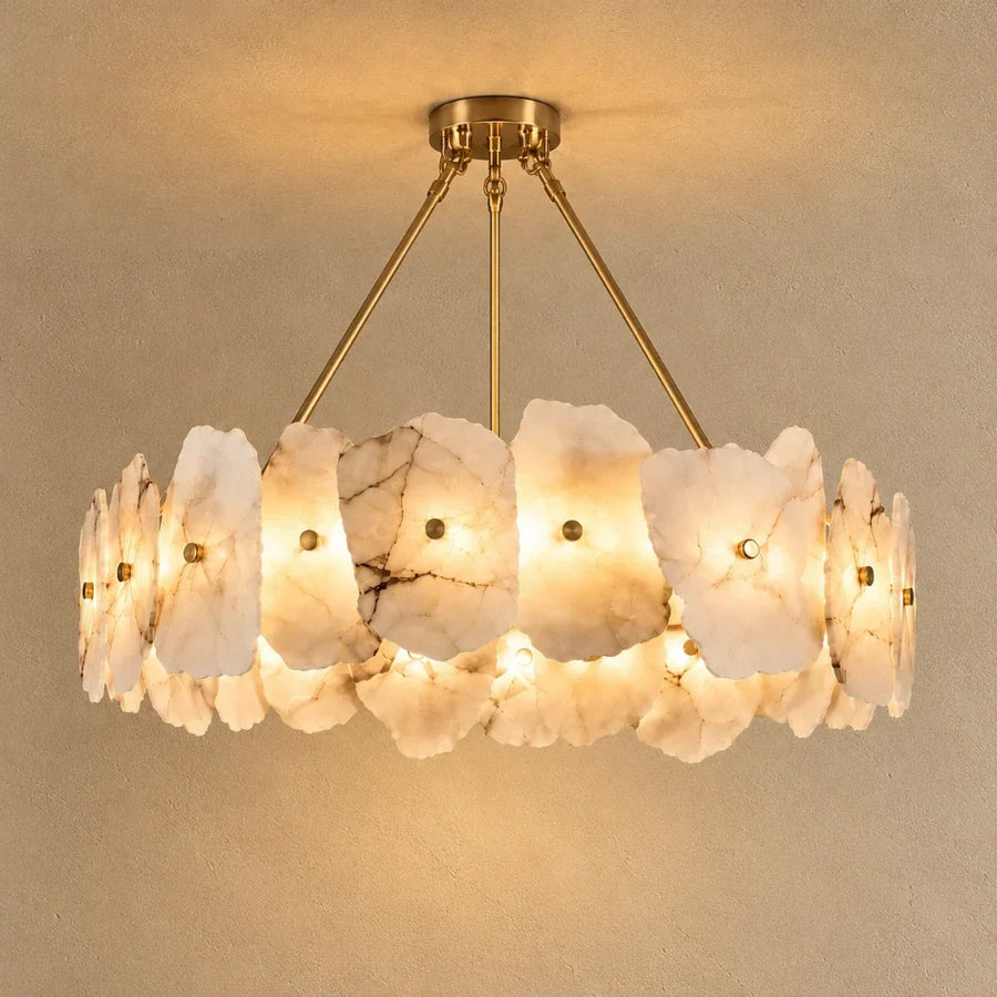 Alvéra Alabaster Pendant Light