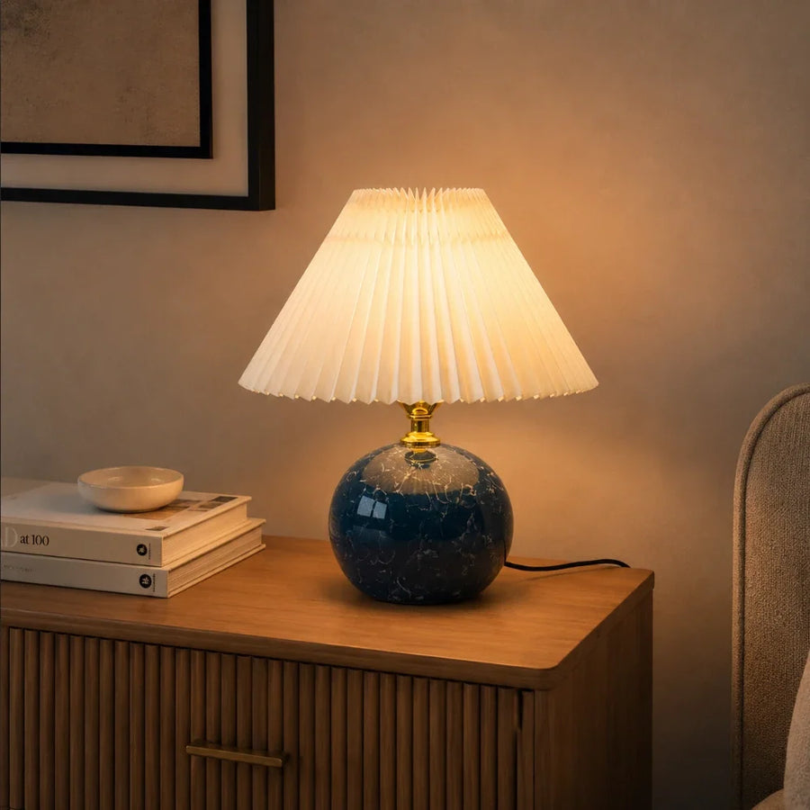Norvyn Ceramic & Fabric Table Lamp