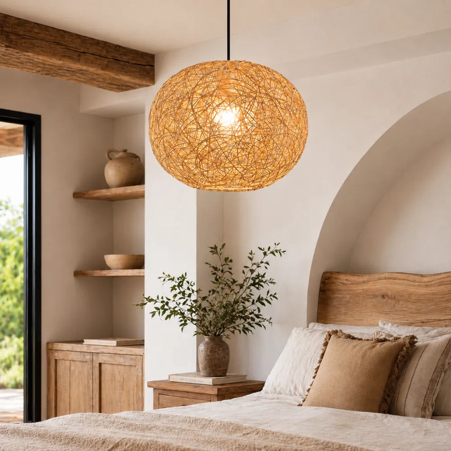 Liora Bamboo & Rattan Pendant Light