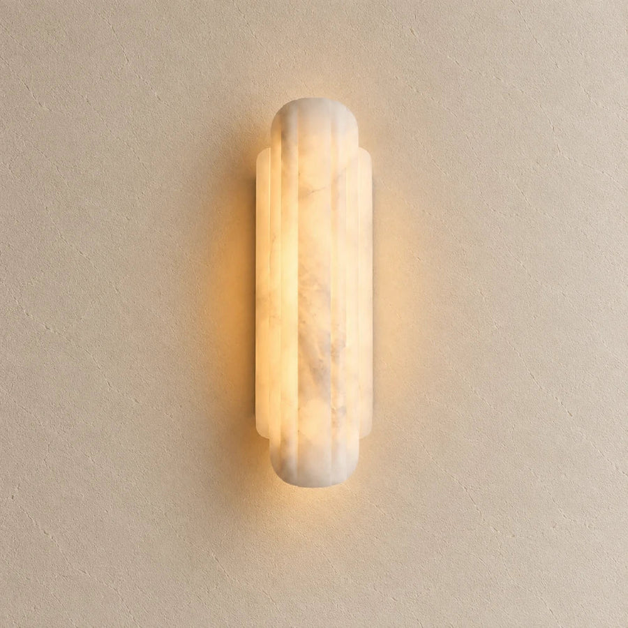 Olyra LED Alabaster Wall Light