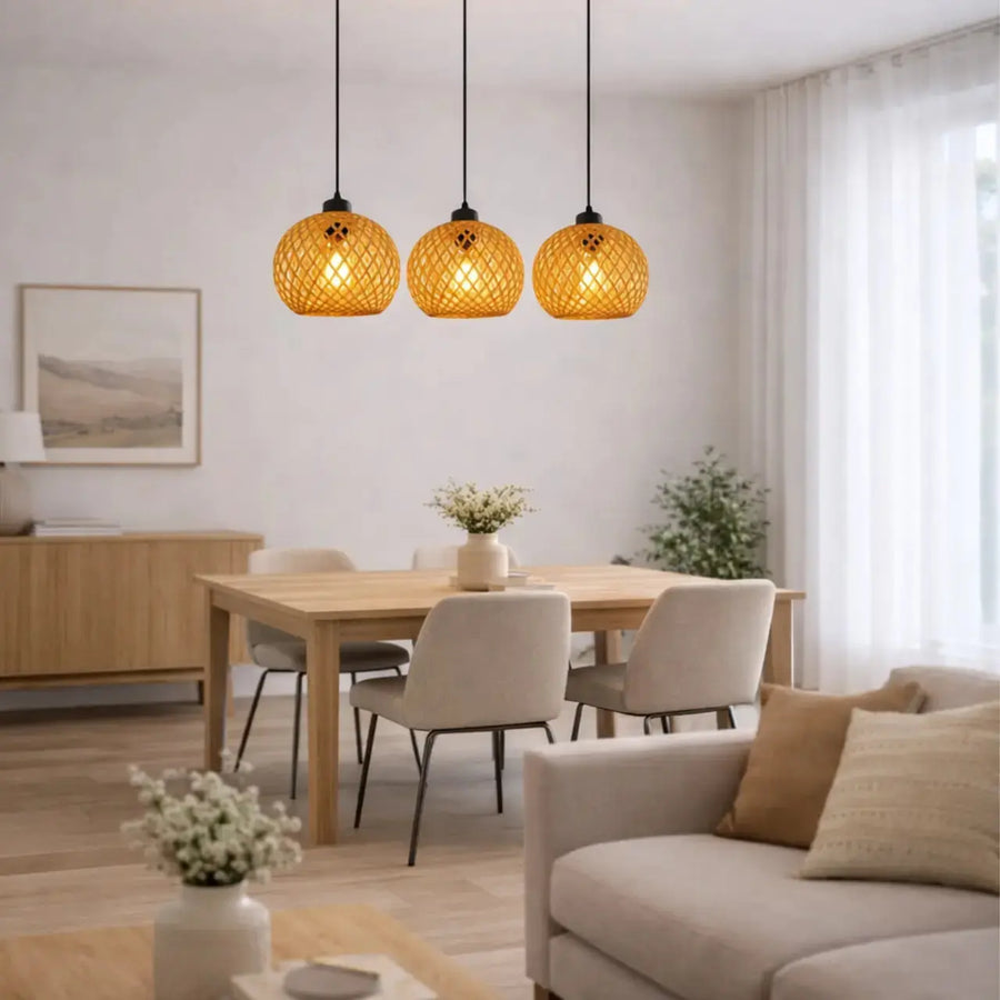Ronden Bamboo Pendant Light
