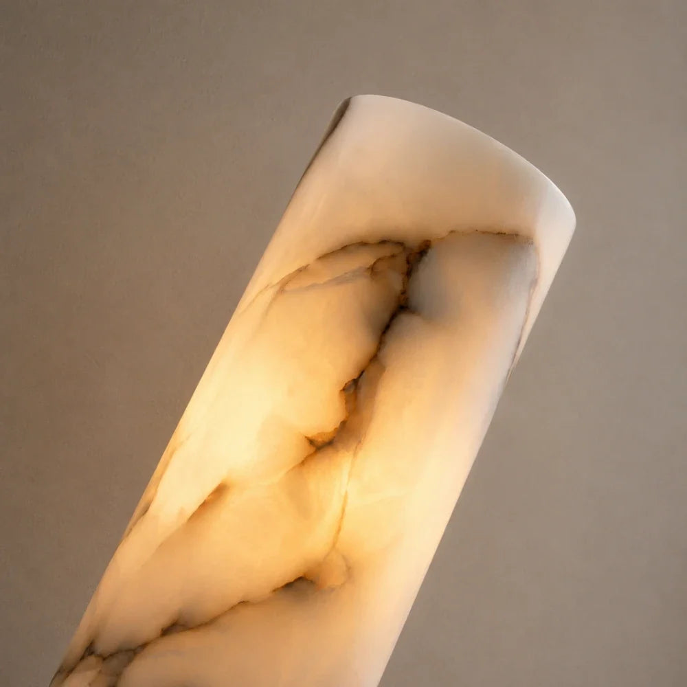 Isen Alabaster & Brass Wall Light