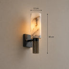 Isen Alabaster & Brass Wall Light