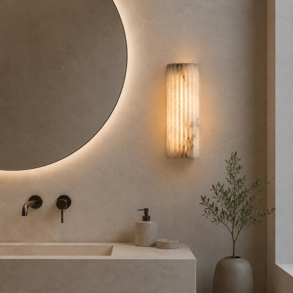 Niva Alabaster Wall Light