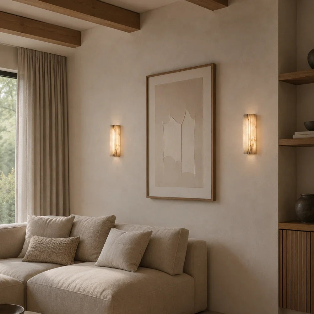 Niva Alabaster Wall Light