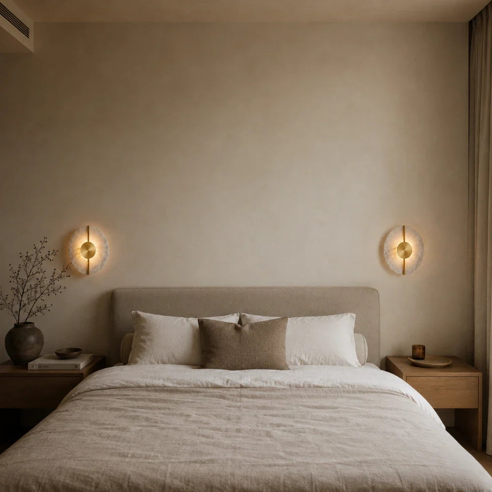 Veya Alabaster Wall Light