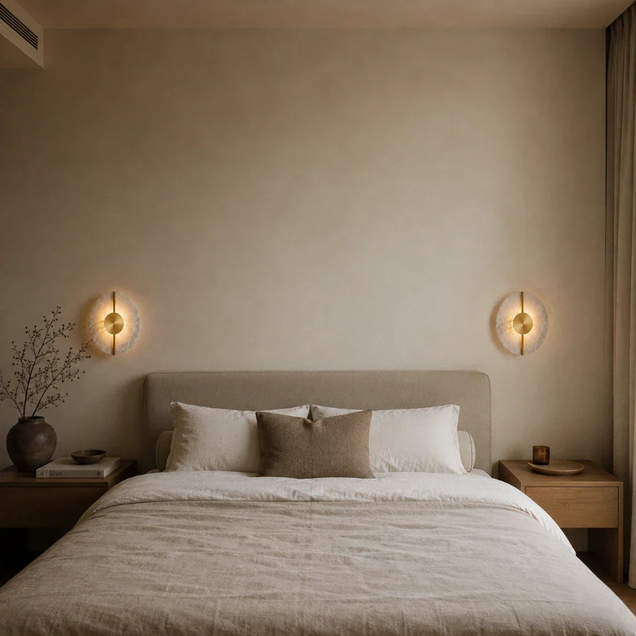 Veya Alabaster Wall Light