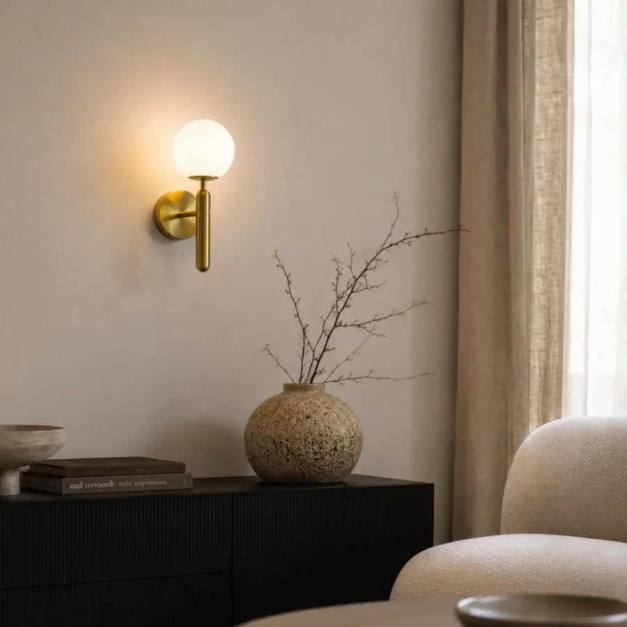 Auren Gold Wall Light