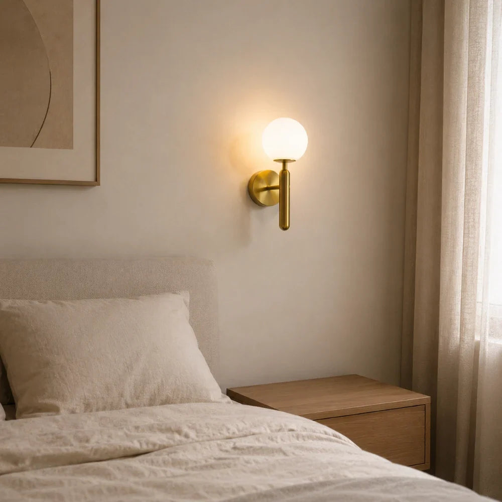 Auren Gold Wall Light