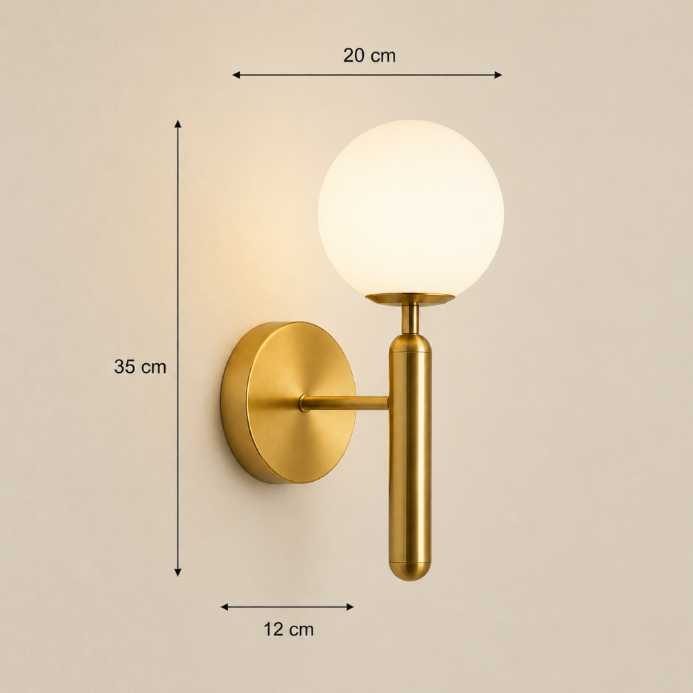 Auren Gold Wall Light