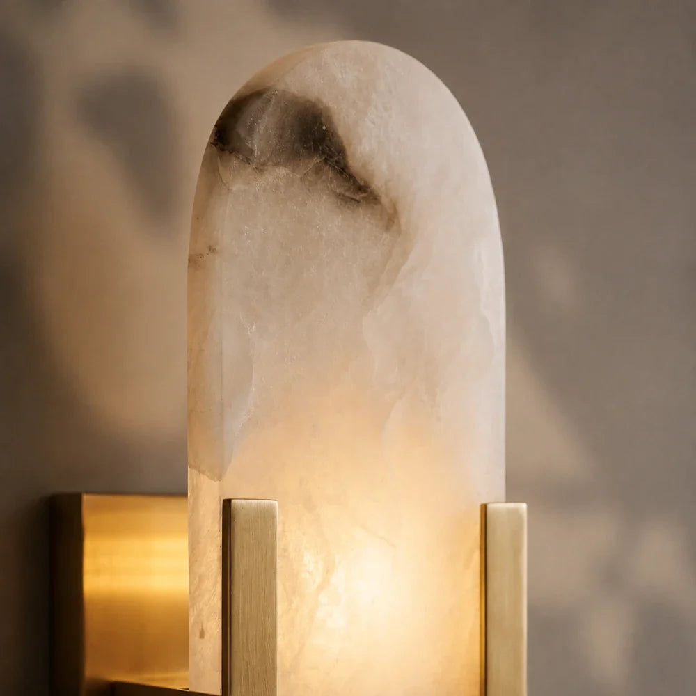 Elvara Alabaster Wall Light