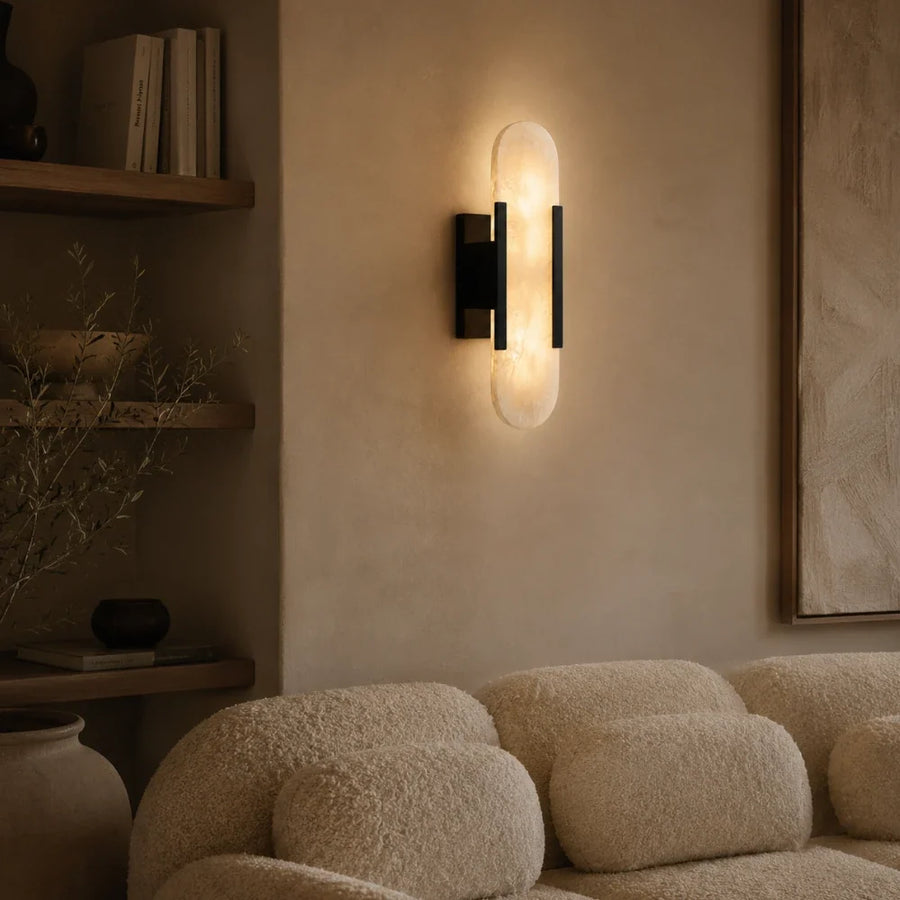 Elvara Alabaster Wall Light