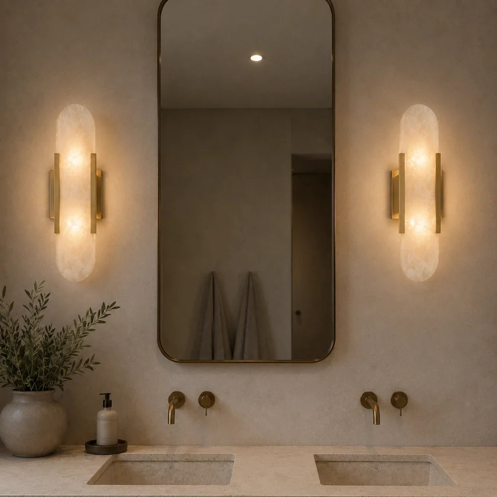 Elvara Alabaster Wall Light