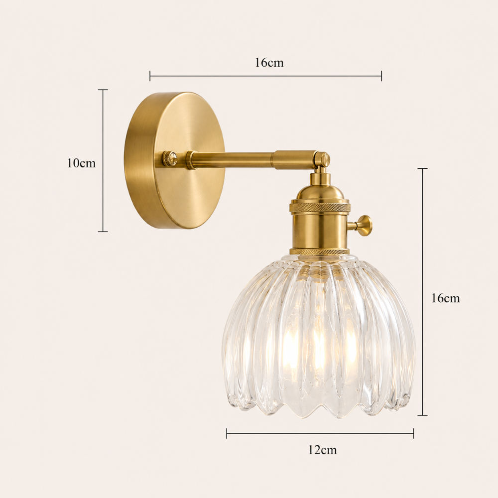 Iver Glass Wall Light