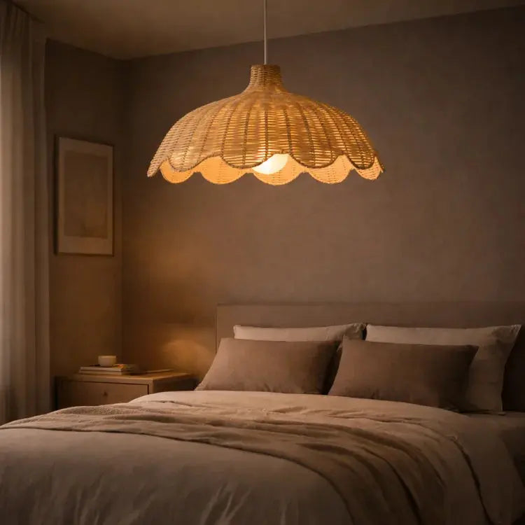 Hedda Rattan Pendant Light