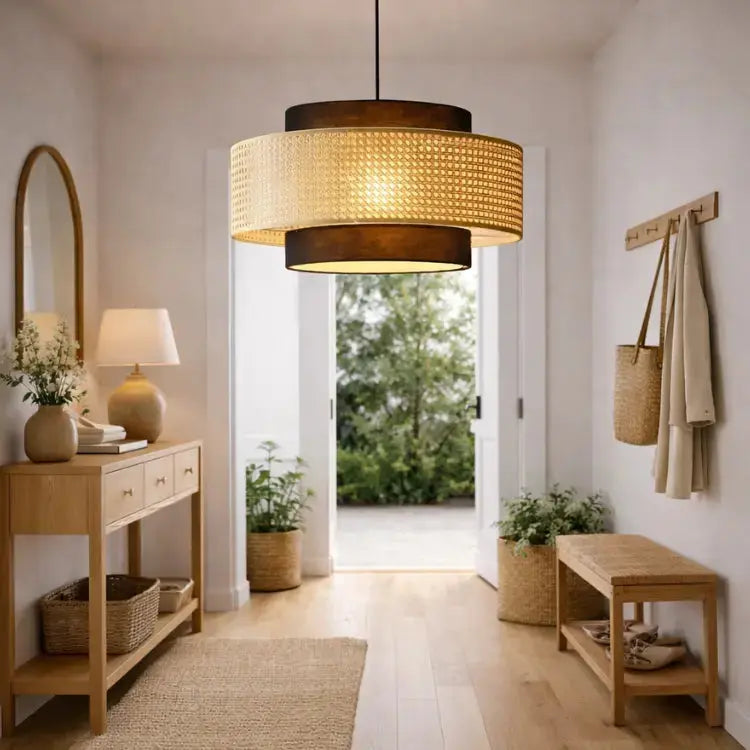 Runa Rattan Pendant Light