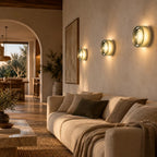 Neva Glass Wall Light