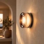 Neva Glass Wall Light