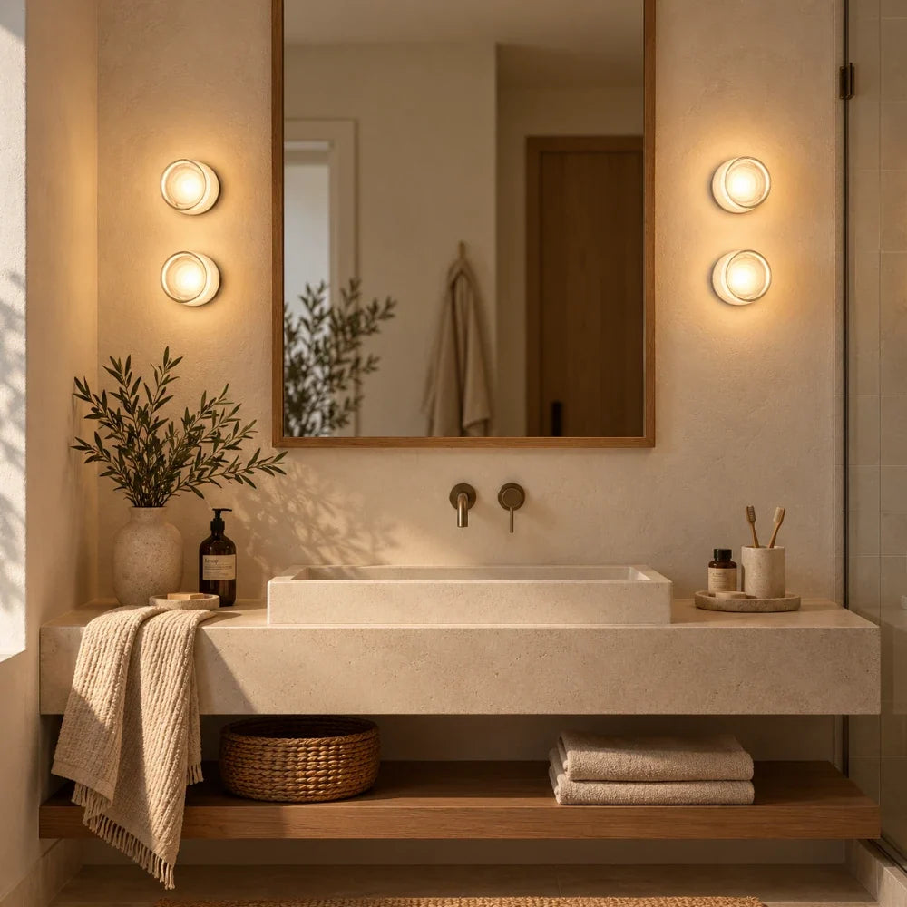 Neva Glass Wall Light