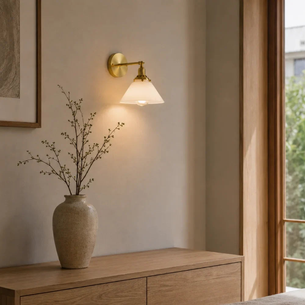 Rovin Vintage Glass Wall Light