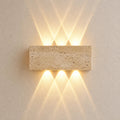 Sorell Outdoor Travertine Wall Light