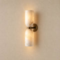 Aléa Alabaster & Brass Wall Light