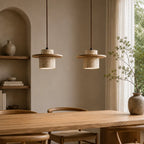 Ålesund Scandinavian Travertine Pendant Light