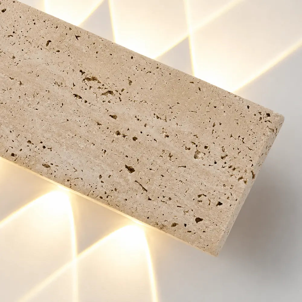 Sorell LED Travertine Wall Light
