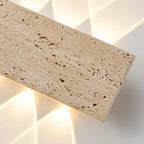 Sorell LED Travertine Wall Light