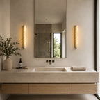 Ayla Alabaster & Brass Wall Light