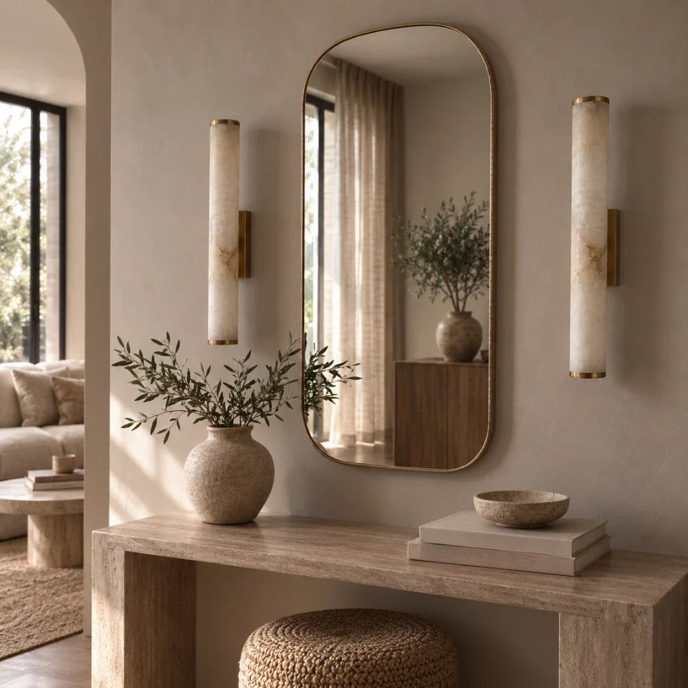 Velina Alabaster Wall Light