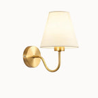 Sael Vintage Metal & Fabric Wall Light