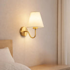 Sael Vintage Metal & Fabric Wall Light