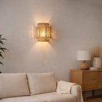 Ylva Rattan & Hemp Wall Light