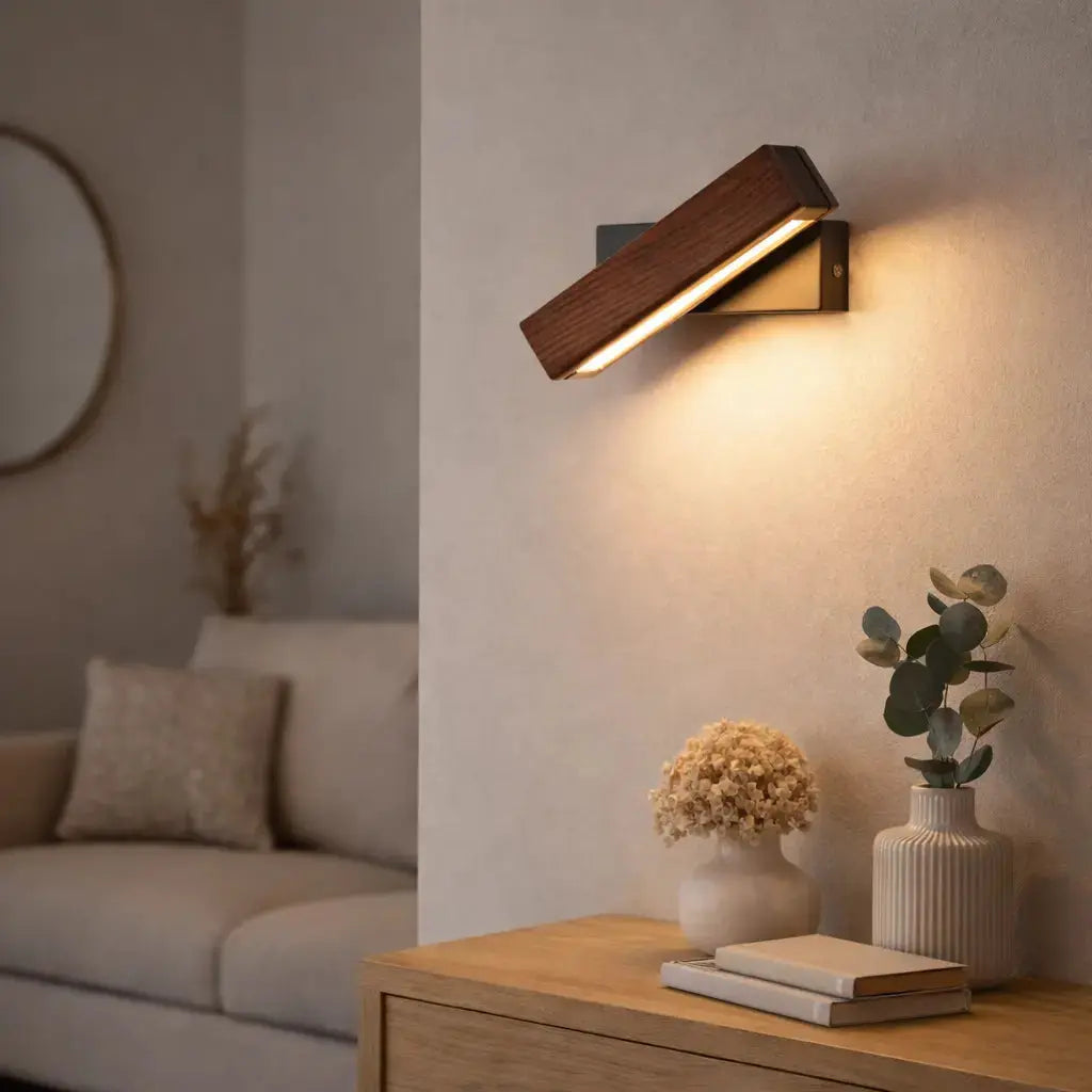 Hørne LED Wood Wall Light