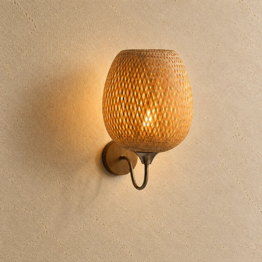 Arvin Natural Bamboo Wall Light