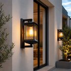 Eirik Outdoor Black Wall Light