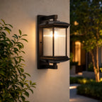 Eirik Outdoor Black Wall Light