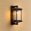 Eirik Outdoor Black Wall Light