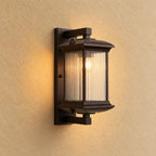Eirik Outdoor Black Wall Light