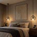 Elina Smoked Glass Pendant Light