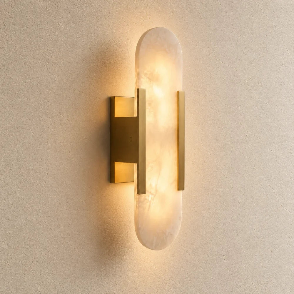 Elvara Alabaster Wall Light