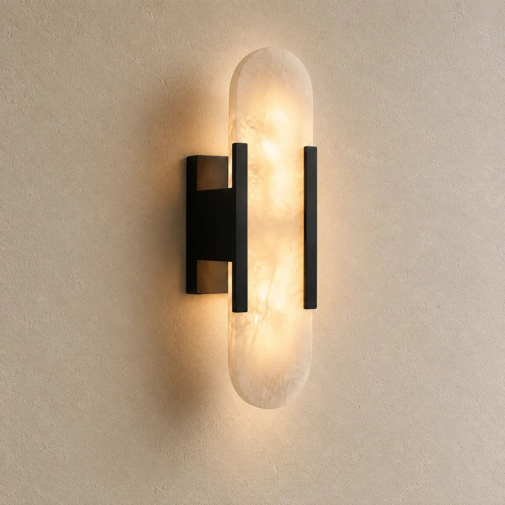 Elvara Alabaster Wall Light
