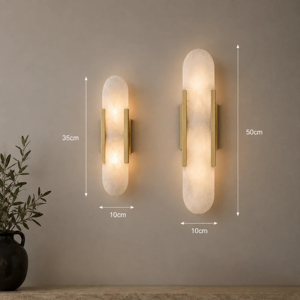 Elvara Alabaster Wall Light