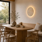Fosenavåg LED Travertine Wall Light